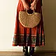 shop Ajrakh Printed Wrap Around Cotton Skirt - Natural Dyed