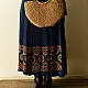 shop Ajrakh Natural Dyed ~ Long Wrap Around Cotton Skirt