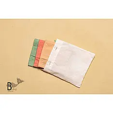 Be safe & stylish ✜ Solid Colour Cotton Mask ( Set of 3 with Pouch ) ✜ D