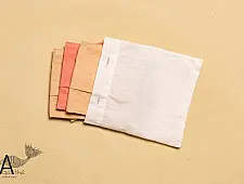 Be safe & stylish ✜ Solid Colour Cotton Mask ( Set of 3 with Pouch ) ✜ H