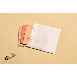 Be safe & stylish ✜ Solid Colour Cotton Mask ( Set of 3 with Pouch ) ✜ H