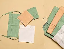 Be safe & stylish ✜ Solid Colour Cotton Mask ( Set of 3 with Pouch ) ✜ F