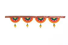 Venu . वेणु | Satrangi Marigold Handcrafted Bamboo Toran