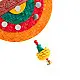 Venu . वेणु | Satrangi Marigold Handcrafted Bamboo Toran
