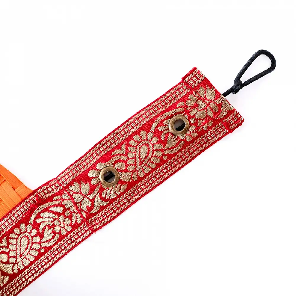 Venu . वेणु | Satrangi Marigold Handcrafted Bamboo Toran