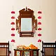 Venu . वेणु | Lotus Handcrafted Bamboo Door / Wall Hanging - Set of 2