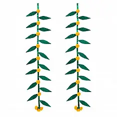 Venu . वेणु | Shubh Handcrafted Bamboo Door / Wall Hanging – Set of 2