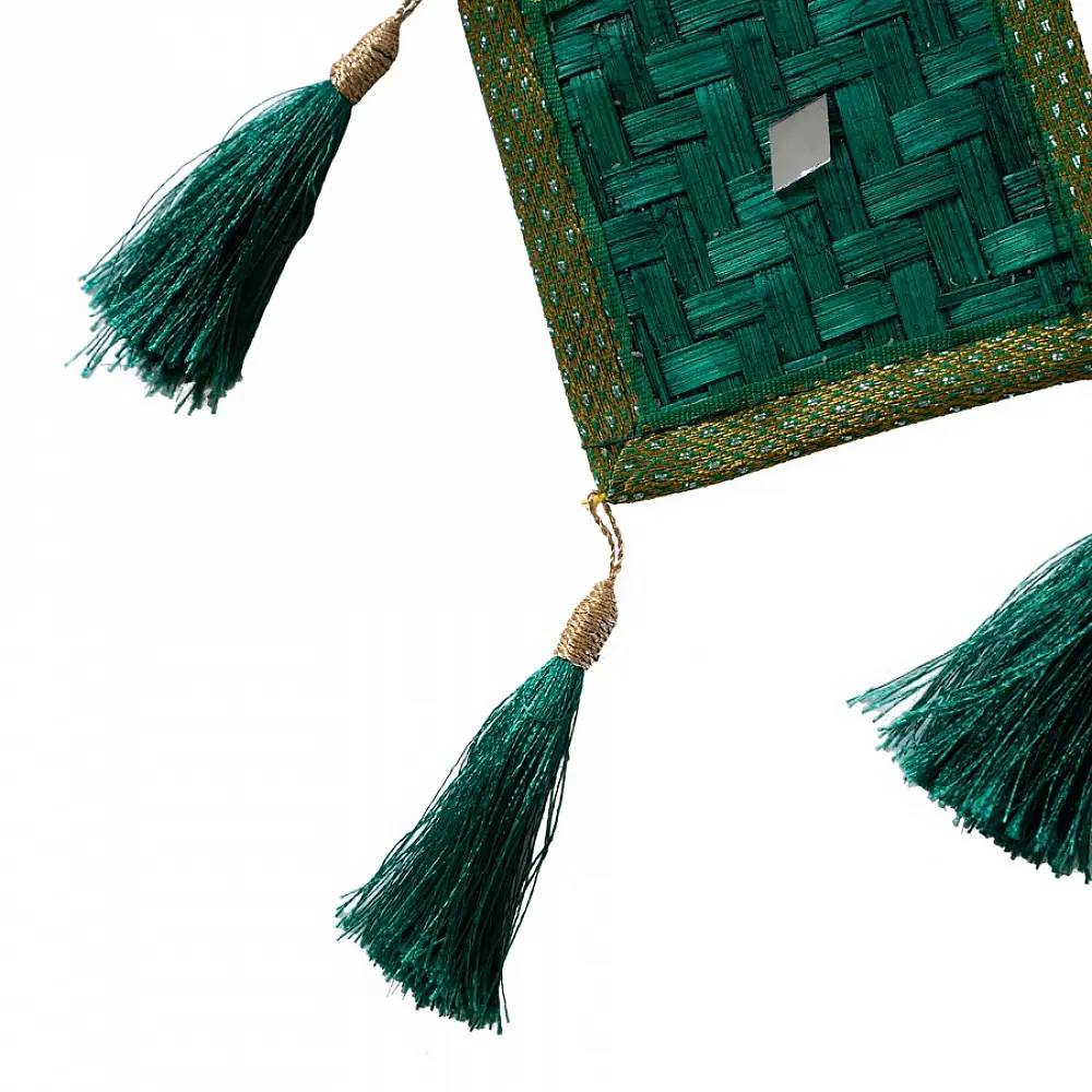 Venu . वेणु | Patang Handcrafted Bamboo Door / Wall Hanging - Set of 3