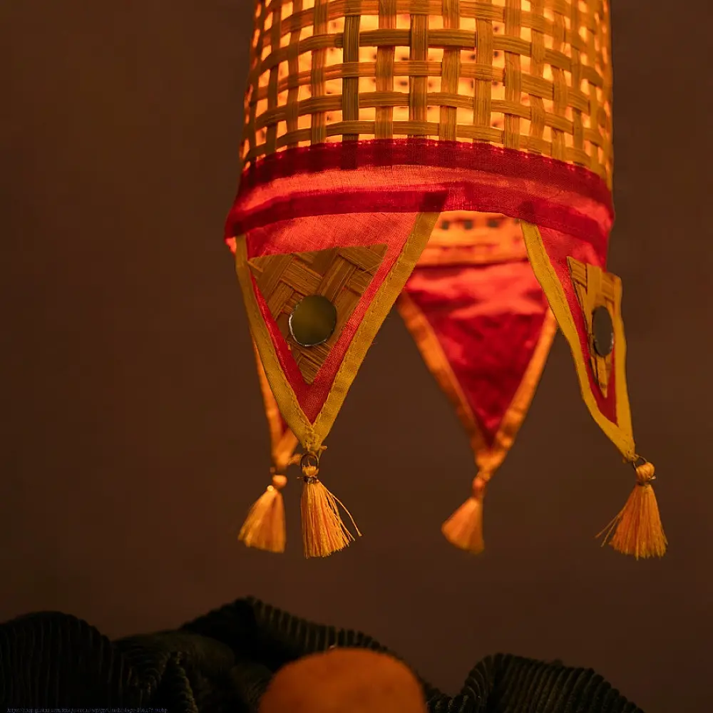 Venu . वेणु | Ghoomar Handcrafted Bamboo Lantern