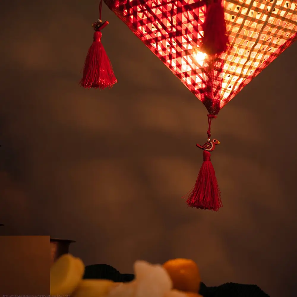 Venu . वेणु | Jhoomar Handcrafted Bamboo Lantern