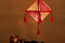 Venu . वेणु | Jhoomar Handcrafted Bamboo Lantern