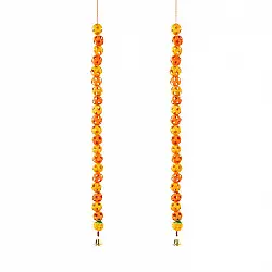 Venu . वेणु | Bagh Handcrafted Bamboo Door / Wall Hanging (Set of 2)