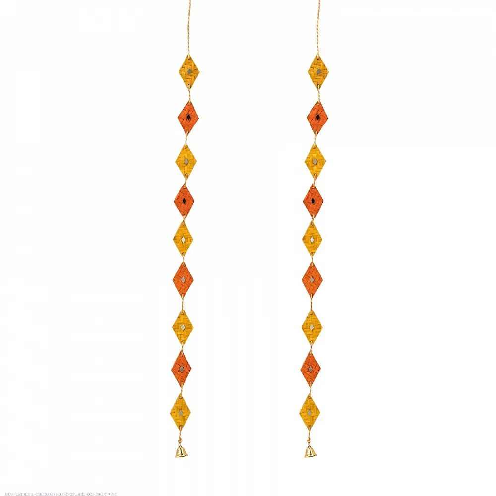 Venu . वेणु | Rang Handcrafted Bamboo Wall Hanging - Set of 2 (Two Color Options)