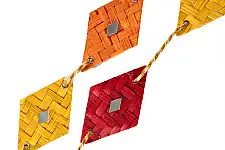Venu . वेणु | Rang Handcrafted Bamboo Wall Hanging - Set of 2 (Two Color Options)
