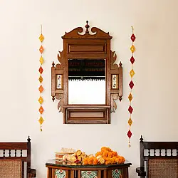 Venu . वेणु | Rang Handcrafted Bamboo Wall Hanging - Set of 2 (Two Color Options)