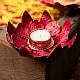 Venu . वेणु | Lotus Handcrafted Bamboo Tea Light Holder (Two Color Options)