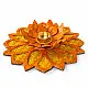 Venu . वेणु | Handcrafted Bamboo Rangoli with Lotus Tea Light Holder (Two Color Options)