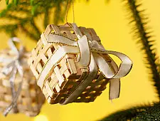 Venu . वेणु | Bamboo Handcrafted -  Bamboo Gift Box Hanging | Set of 5 (Assorted Ribbons)