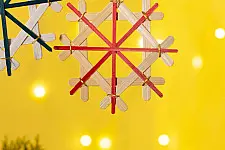 Venu . वेणु | Bamboo Handcrafted -  Bamboo Frost Hanging | Set of 3 (Assorted Colors) – II
