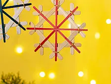 Venu . वेणु | Bamboo Handcrafted -  Bamboo Frost Hanging | Set of 3 (Assorted Colors) – II