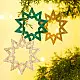 shop Bamboo Star Hanging | Set of 6 (Assorted Colors) – II