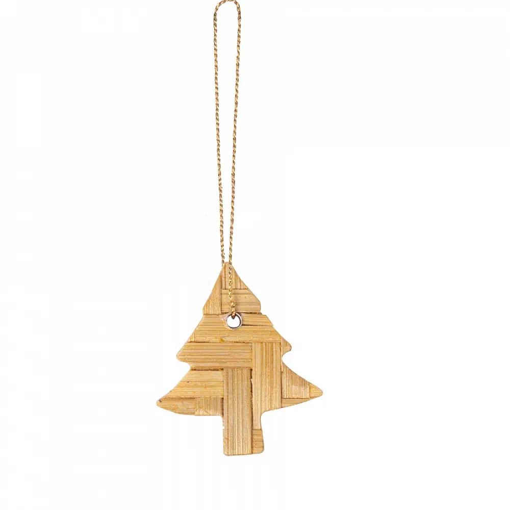 shop Bamboo Handcrafted -  Bamboo Star & Tree Hanging
