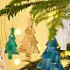 shop Banboo Handcrafted - Bamboo Star-Topped Tree Hanging | Set of 6