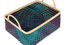 Venu . वेणु ~ Neelaya Handcrafted Bamboo Basket - Medium