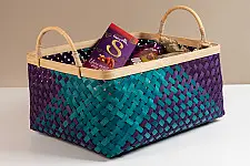 Venu . वेणु ~ Neelaya Handcrafted Bamboo Basket - Medium