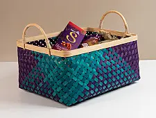 Venu . वेणु ~ Neelaya Handcrafted Bamboo Basket - Medium