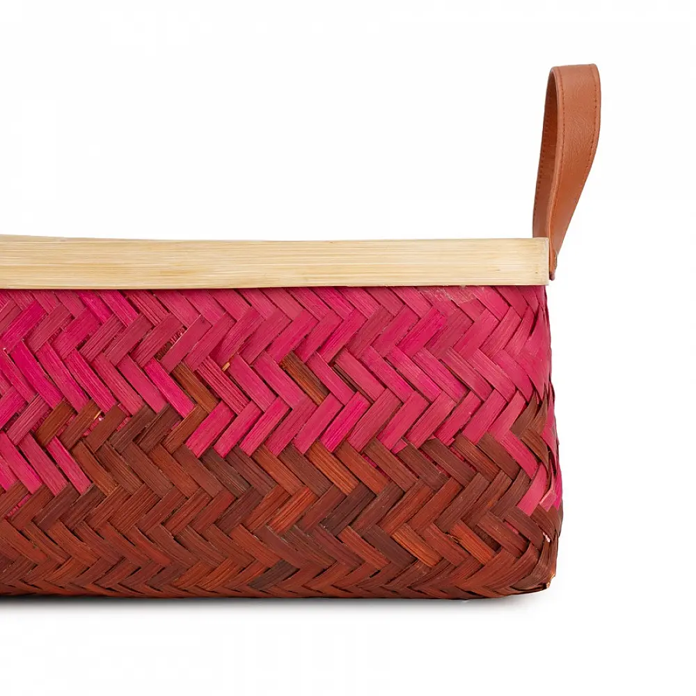 shop Blush Handcrafted Bamboo Tray - Set of 2