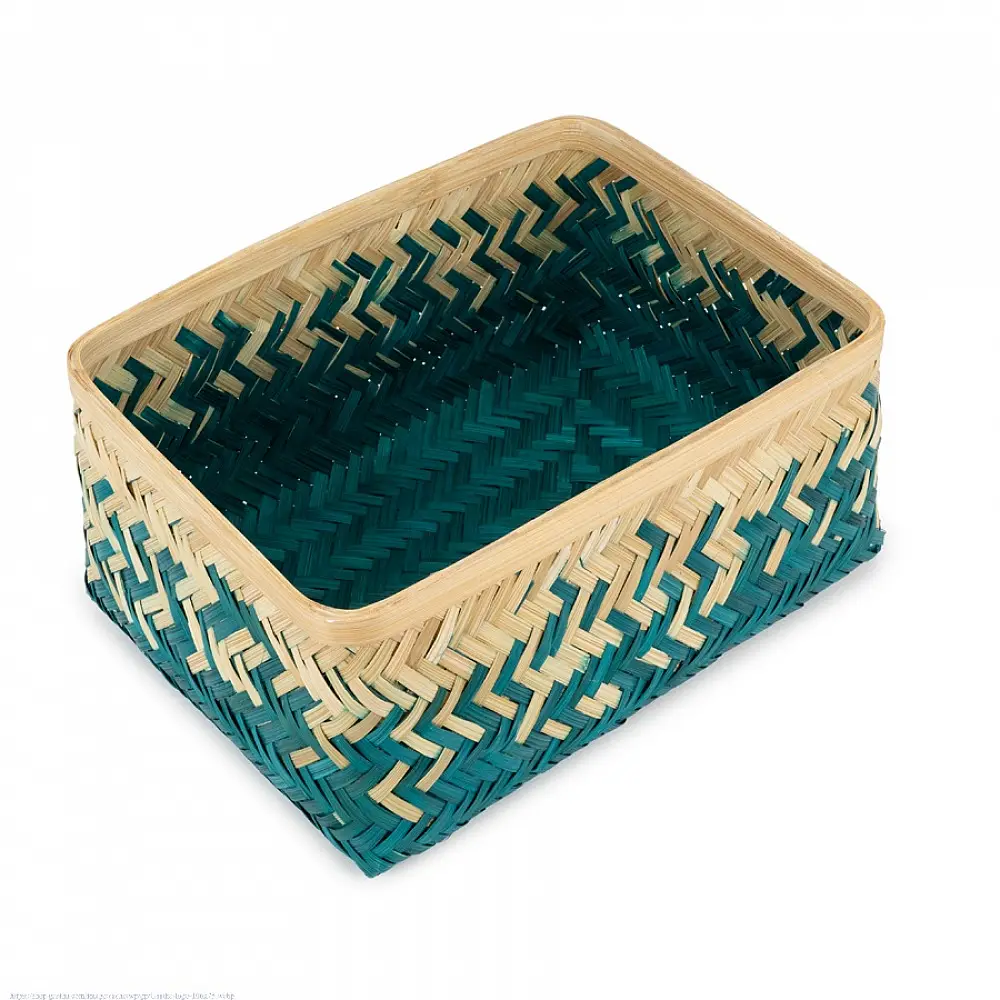 shop Pearl Handcrafted Bamboo Tray - Set of 2