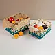 shop Pearl Handcrafted Bamboo Tray - Set of 2