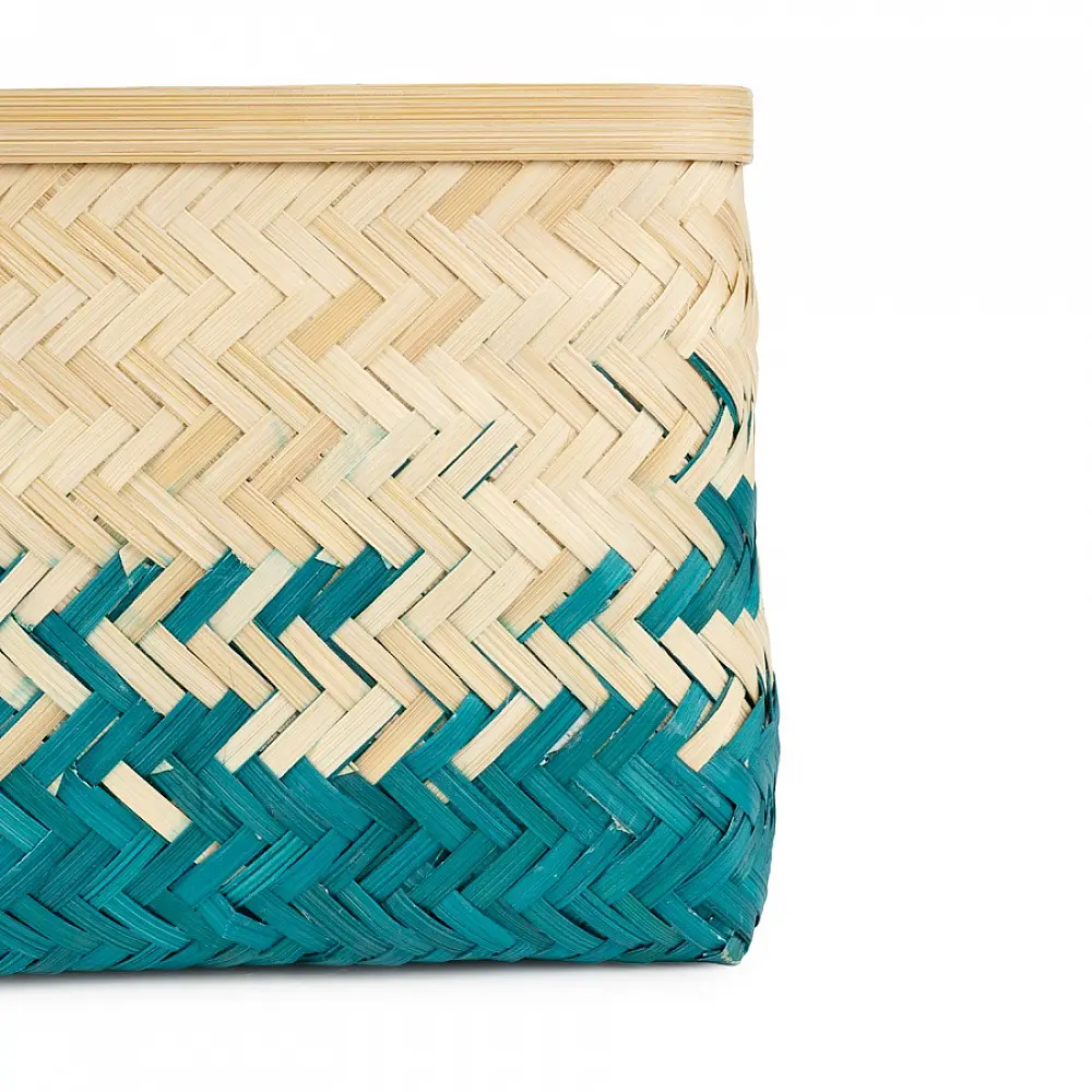 shop Pearl Handcrafted Bamboo Tray - Set of 2