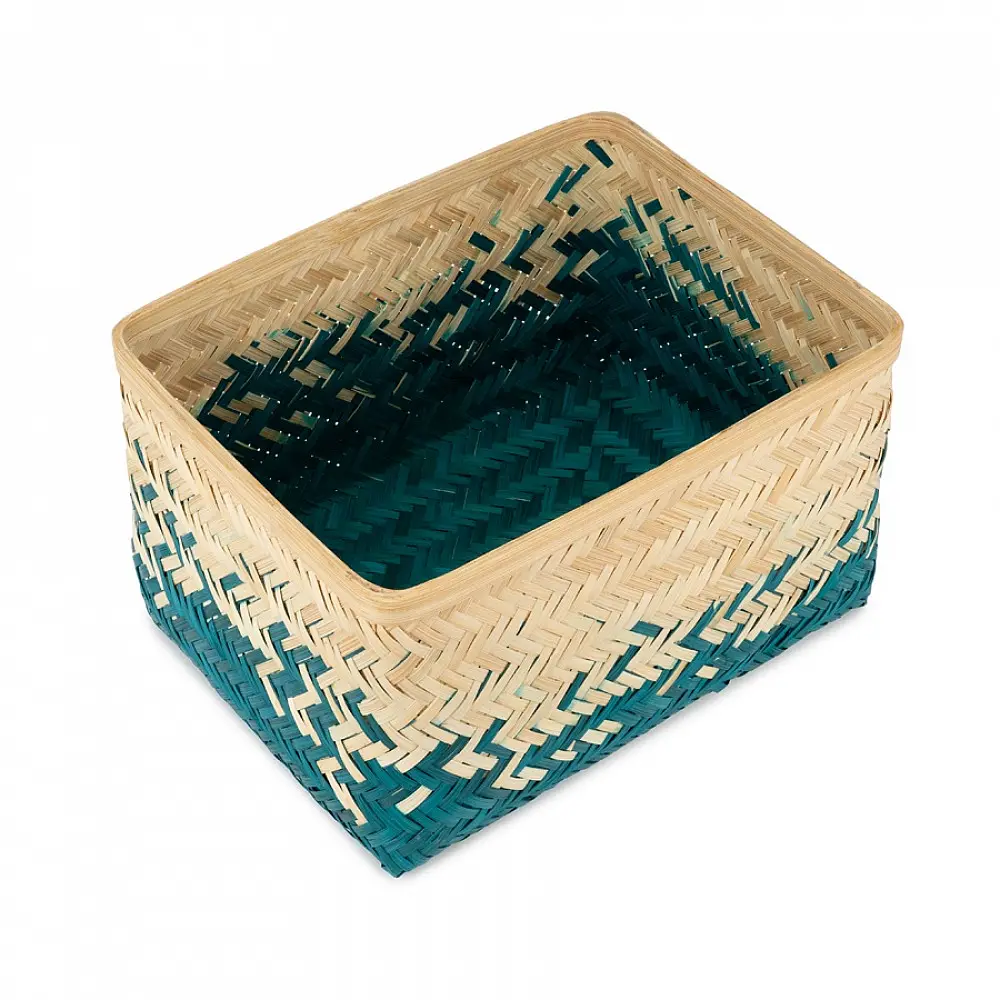 shop Pearl Handcrafted Bamboo Tray - Set of 2