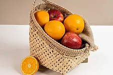 Venu . वेणु ~ Evara Handcrafted Bamboo Basket