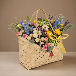 Venu . वेणु ~ Viera Handcrafted Bamboo Basket