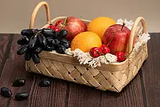 Venu . वेणु ~ Elora Handcrafted Bamboo Basket