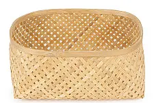 Venu . वेणु ~ Elia Handcrafted Bamboo Basket - Set of 2