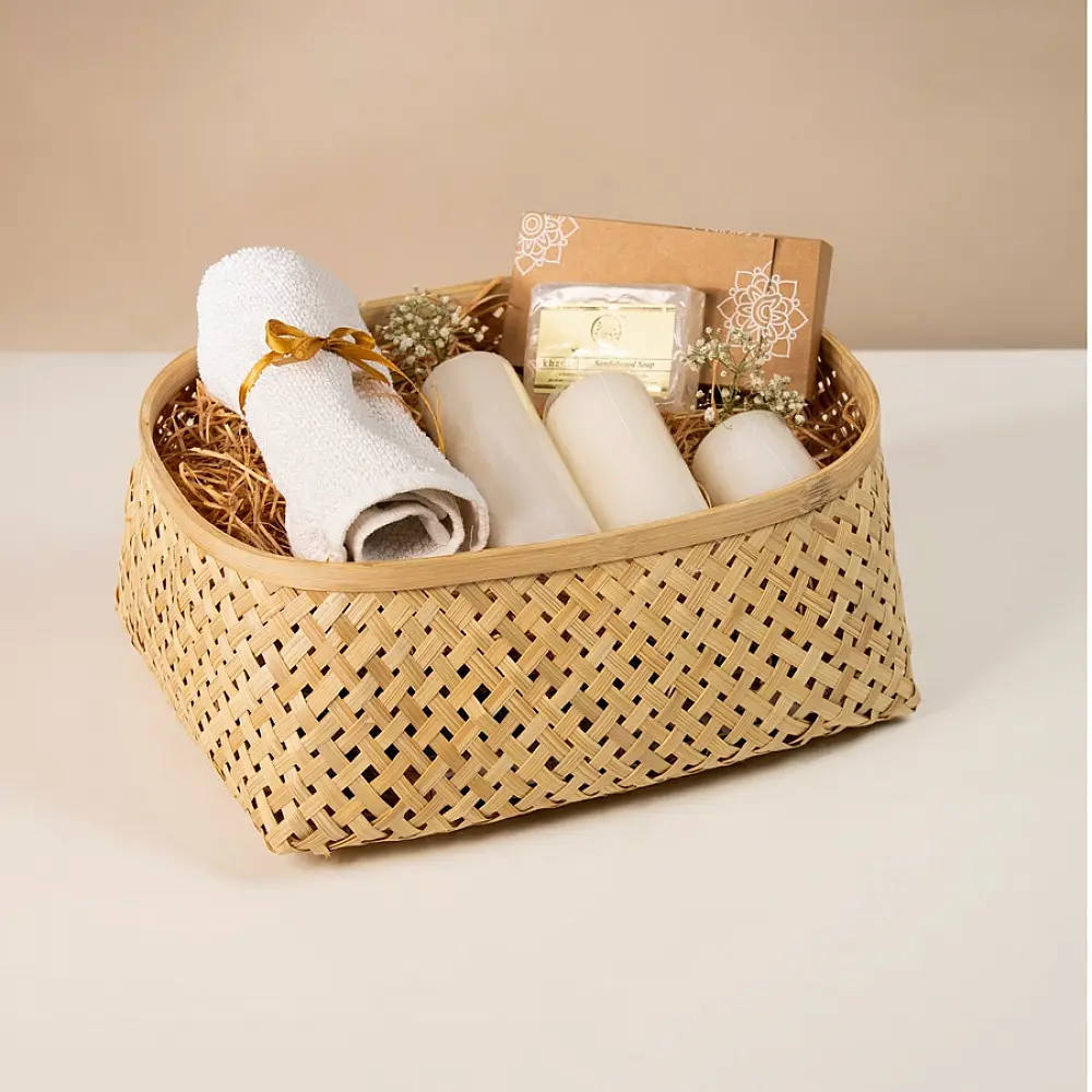 shop Elia Handcrafted Bamboo Basket - Setr of 2