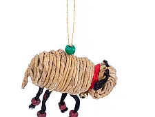 Venu . वेणु | Bamboo Handcrafted -  Banana Rope Sheep Hanging