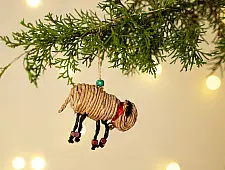 Venu . वेणु | Bamboo Handcrafted -  Banana Rope Sheep Hanging