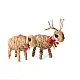 shop Banboo Handcrafted -  Reindeer & Sheep Banana Rope Figurine (Set of Two)