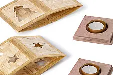 Venu . वेणु | Bamboo Handcrafted - Merry Tree Tea Light Holder