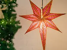 Venu . वेणु | Bamboo Handcrafted Hope Star (Two Sizes Option - Medium / Large)