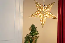 Venu . वेणु | Bamboo Handcrafted Joy Star - Natural Color (Two Sizes Option - Medium & Large)