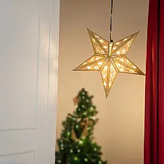 Venu . वेणु | Bamboo Handcrafted Joy Star - Natural Color (Two Sizes Option - Medium & Large)