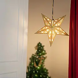 Venu . वेणु | Bamboo Handcrafted Joy Star - Natural Color (Two Sizes Option - Medium & Large)