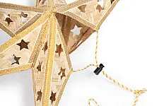 Venu . वेणु | Bamboo Handcrafted Joy Star - Natural Color (Two Sizes Option - Medium & Large)
