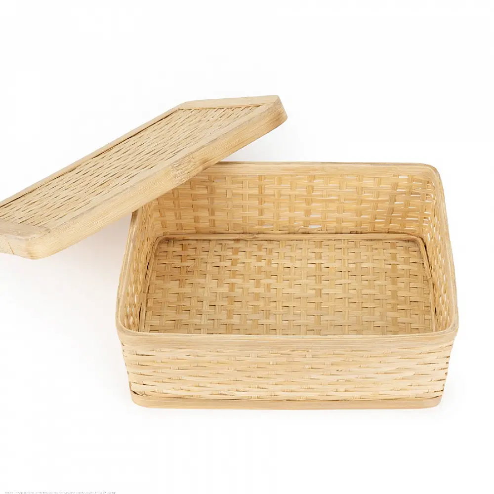 shop Sora Handcrafted Bamboo Rectangular Box - Set of 3